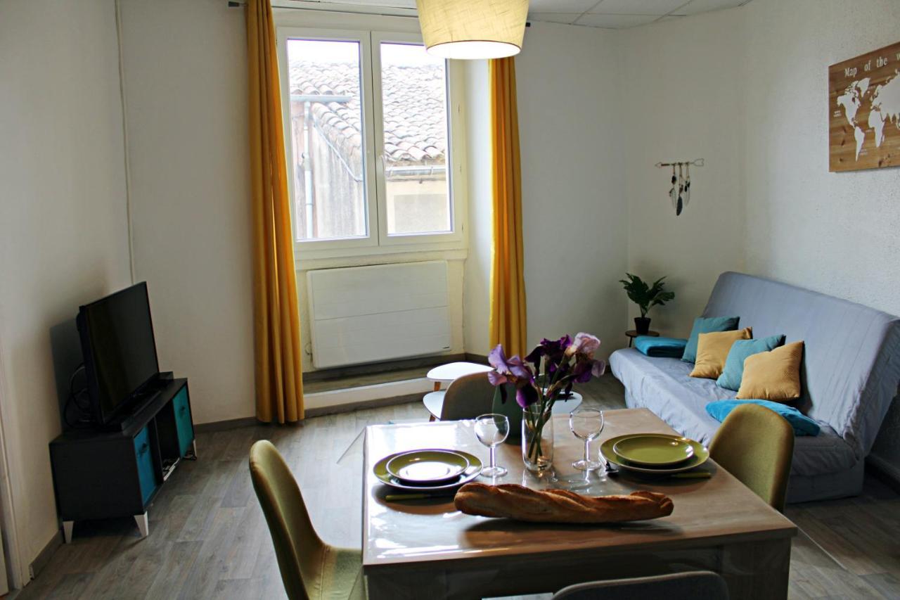 Appartement Le Mimosa - Apparts Cosy Villeneuve-de-Berg Exterior foto